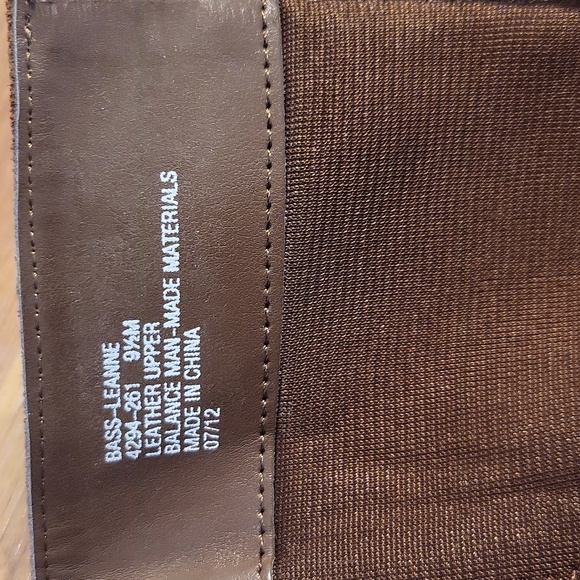 Bass Womens Shin Boots Size 9.5 - Picture 5 of 5